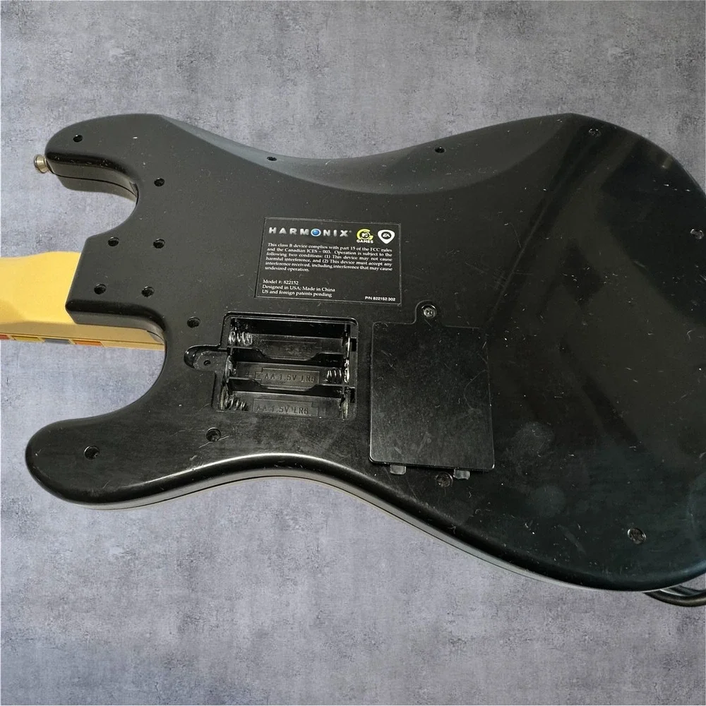 Fender Stratocaster Guitar Controller Xbox 360 Black Wired Harmonix-As Is
